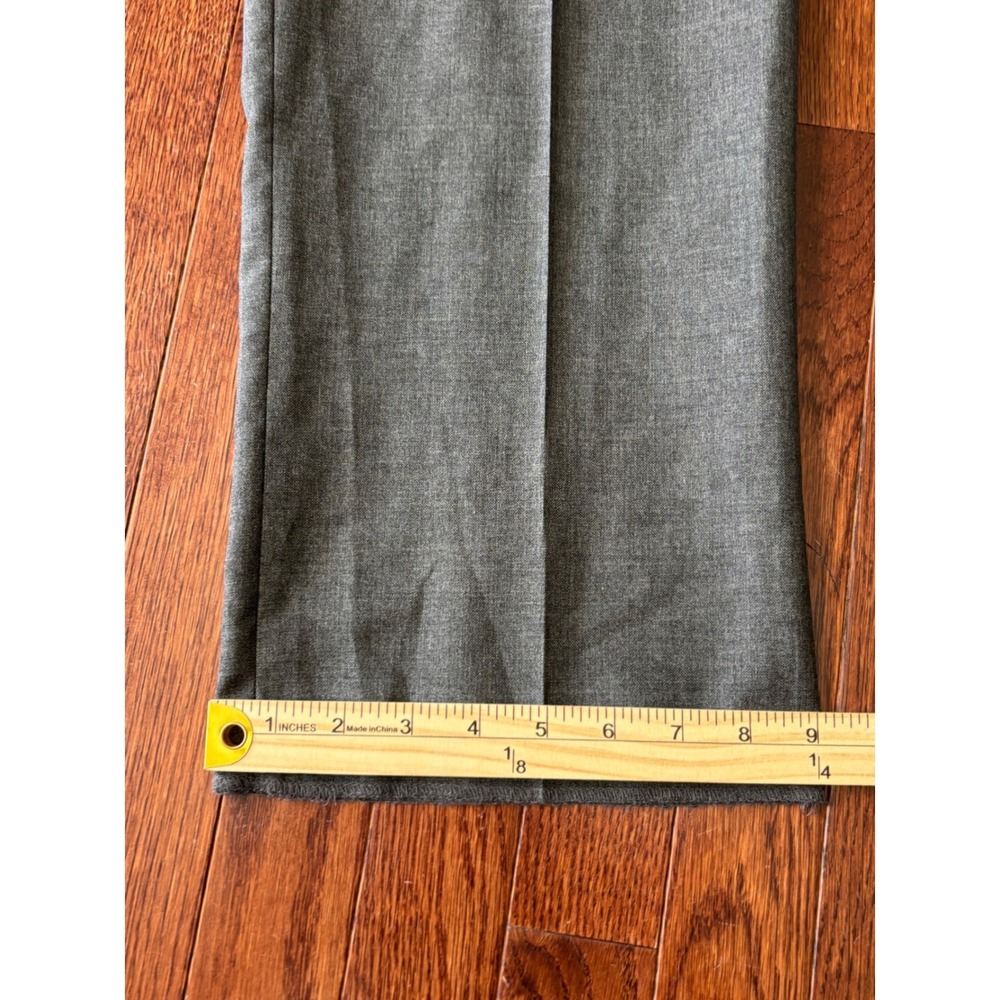 Jos A Bank Reserve VBC Italian Wool Pants 46R Gray Tailored Fit NWT Unhemmed - Picture 9 of 10
